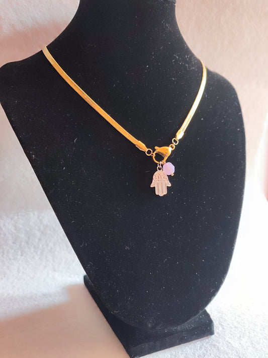 Collana Snake multicharm