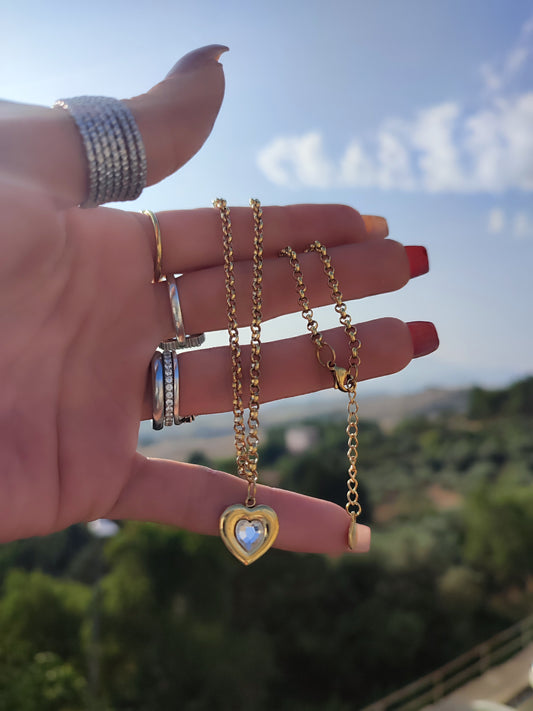 Choker cuore luminoso