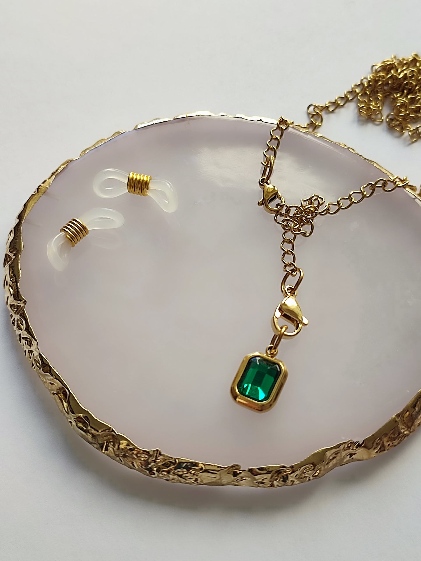Catena occhiali Betty Emerald