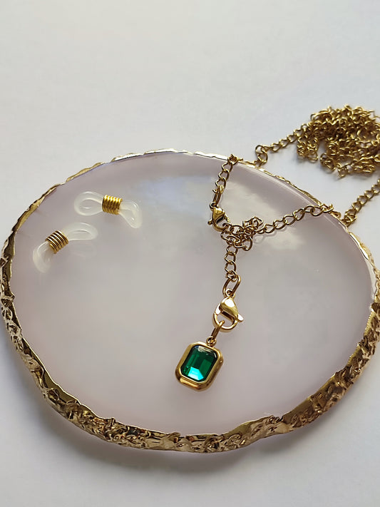 Catena occhiali Betty Emerald