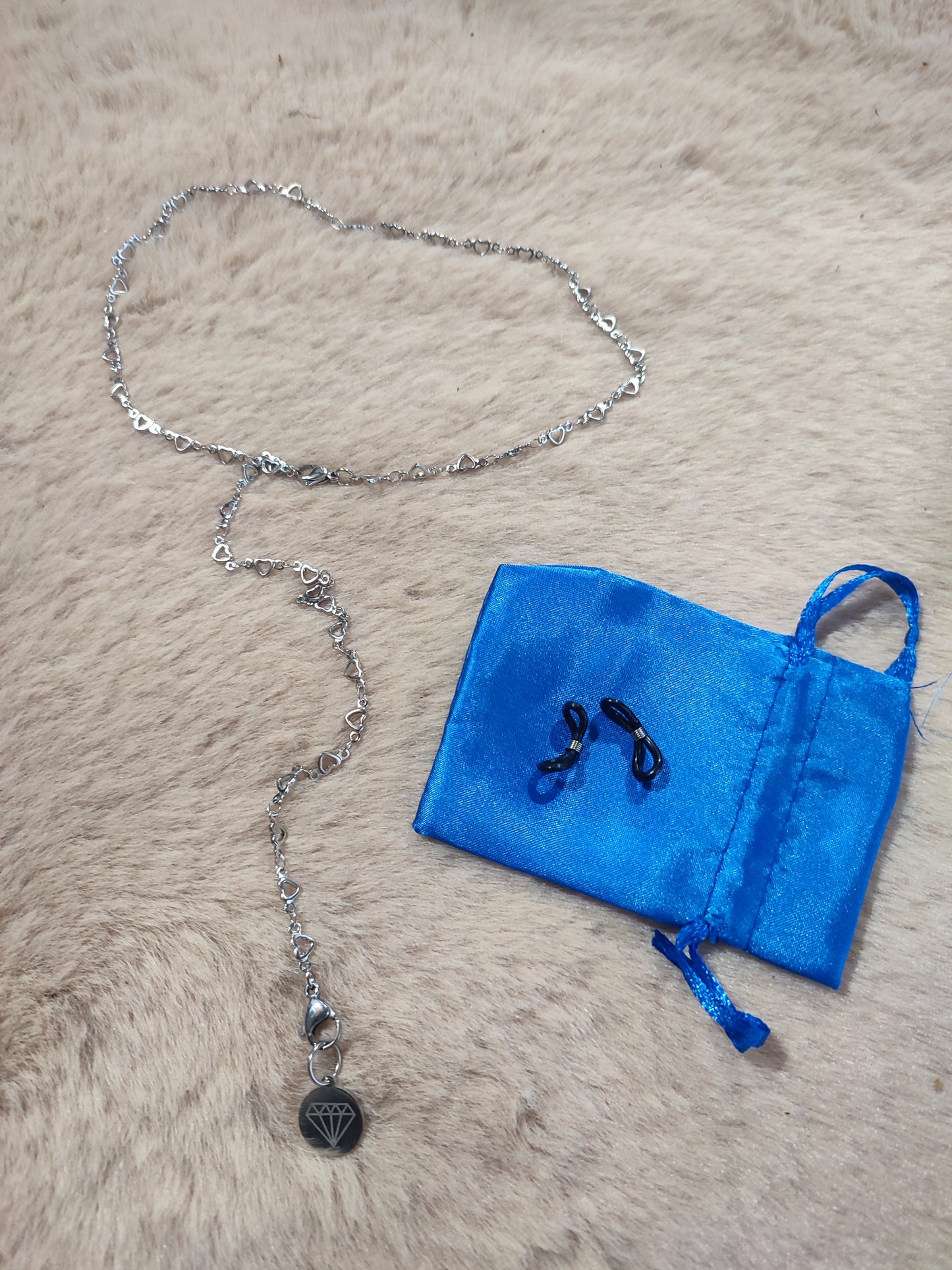 Catena Betty cuori silver